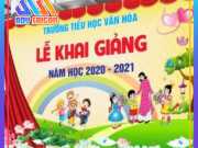 Backdrop Khai Giảng