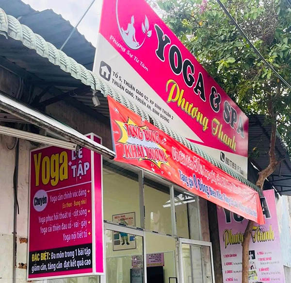 Mẫu biển quảng c&aacute;o yoga đẹp