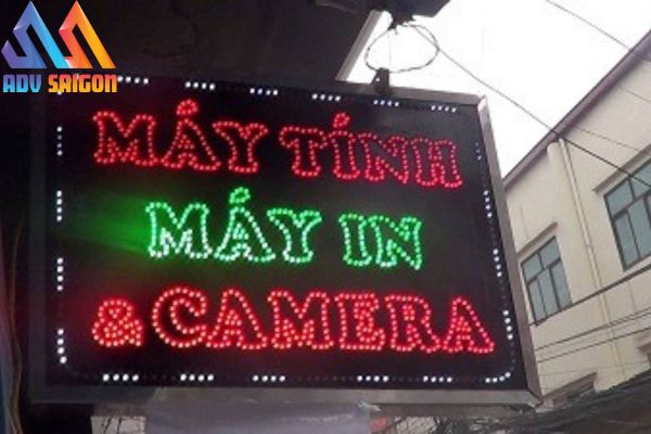Bảng hiệu camera đ&egrave;n LED