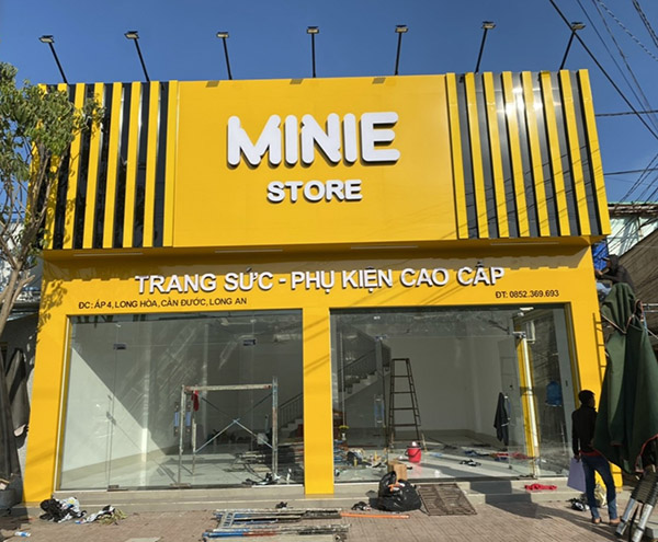 Mẫu bảng hiệu tiệm vàng đẹp, đẳng cấp và sang trọng