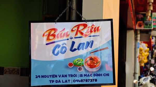 Bảng Hiệu B&uacute;n Ri&ecirc;u C&ocirc; Lan &ndash; Rẻ V&agrave; Đẹp
