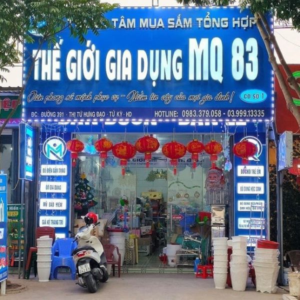 Bảng hiệu cửa h&agrave;ng đồ gia dụng MQ 38
