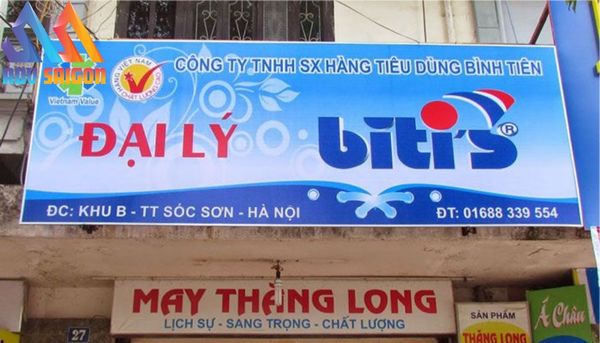 Thi công bảng hiệu hiflex giá rẻ TPHCM
