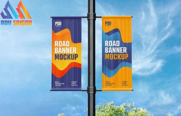 Làm bảng hiệu Hiflex 2 mặt thiết kế đơn giản